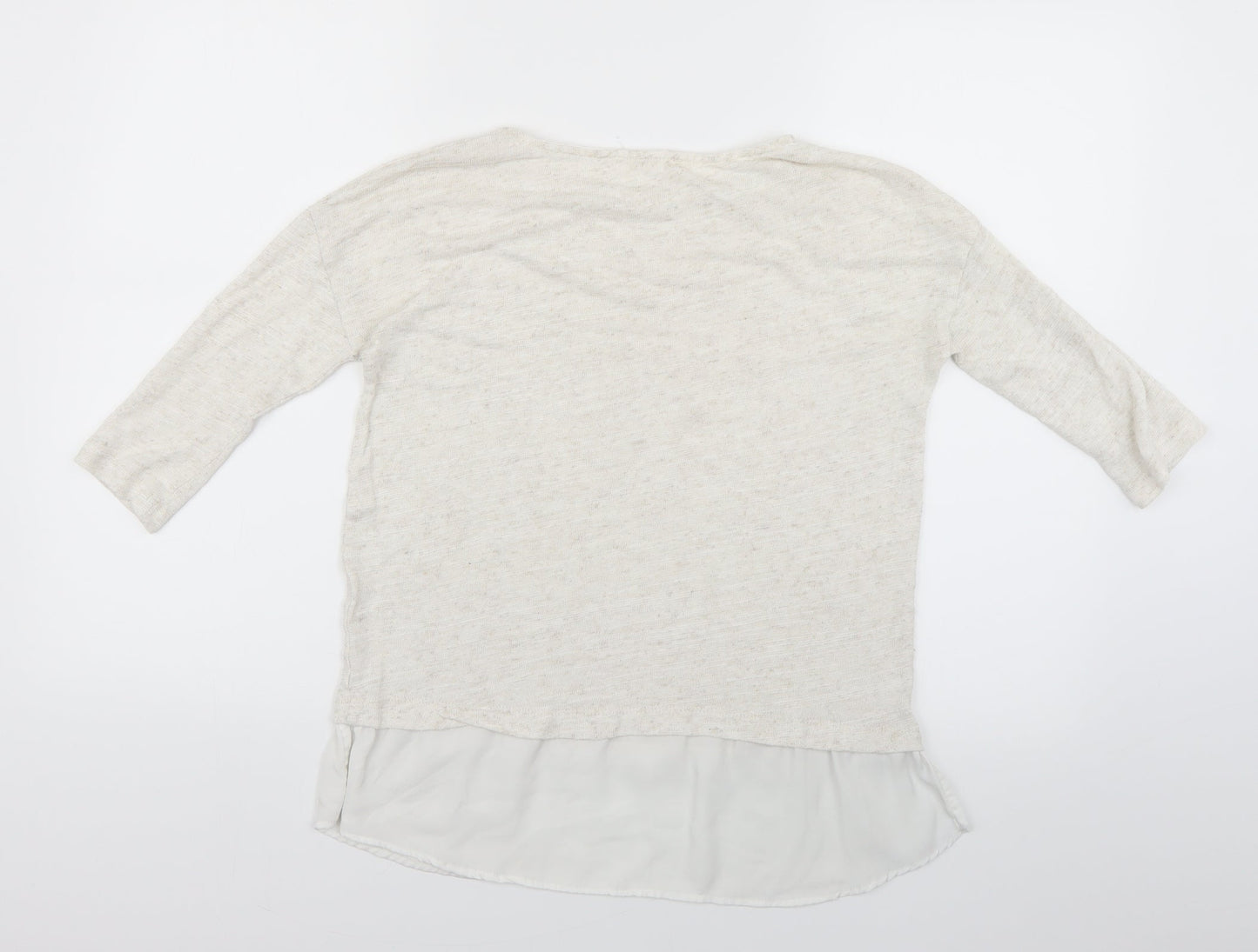 back to basics Womens Beige   Basic Blouse Size 6