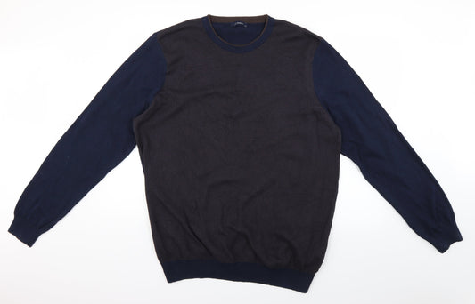 LC Waikiki Mens Blue  Knit Pullover Jumper Size 2XL