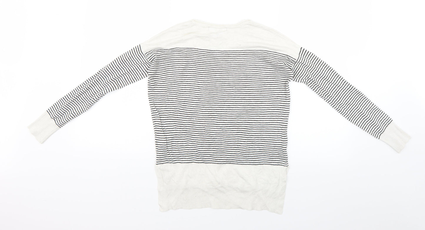 Atmosphere Womens Multicoloured Striped  Basic T-Shirt Size 6