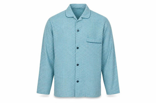 BHS Mens Green Check   Button-Up Size M