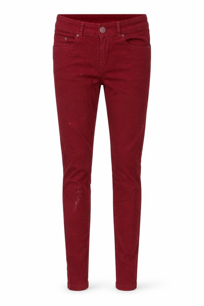 yesyes Womens Red   Skinny Jeans Size 10 L31 in