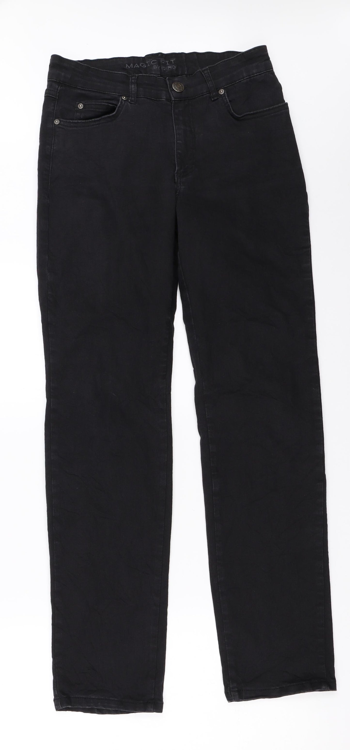 C.RO Womens Black   Straight Jeans Size 42 L30 in