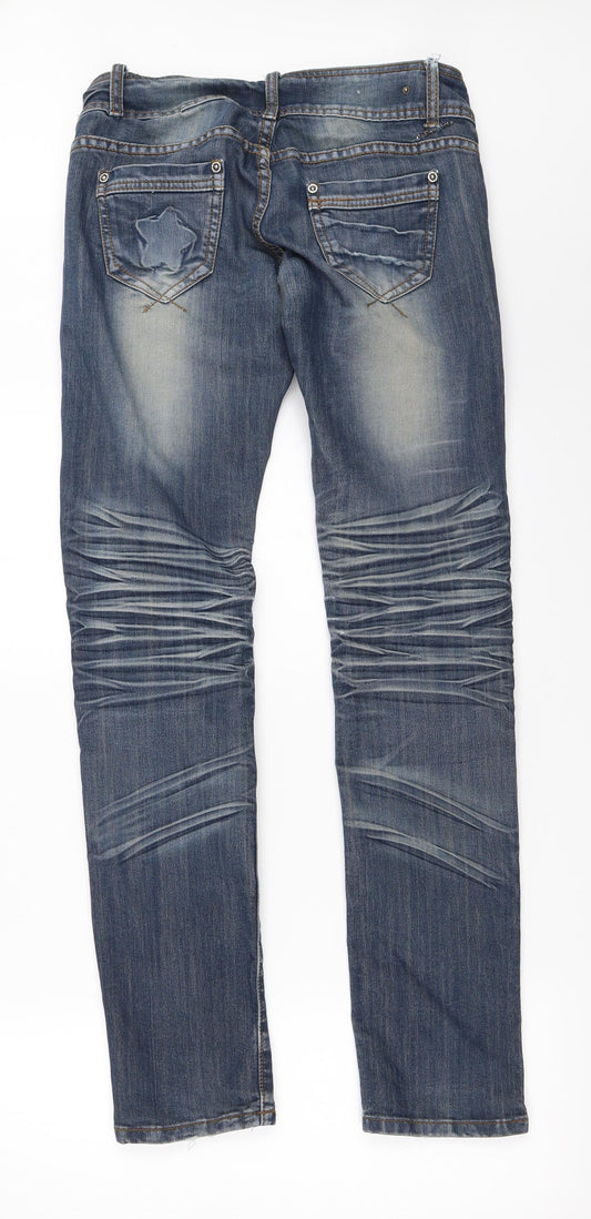 Preloved Redseven Womens Blue  Denim Straight Jeans Size 29 in L32 in - Front