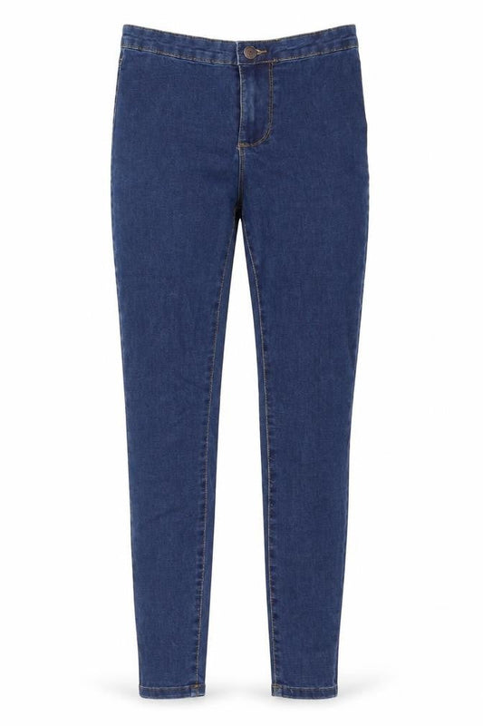 Primark Womens Blue  Denim Skinny Jeans Size 6 L27 in