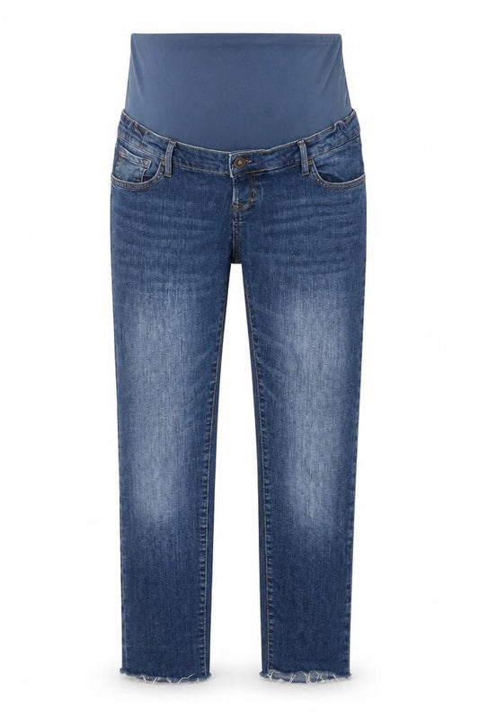 Womens Blue  Denim Straight Jeans Size 32 in L32 in