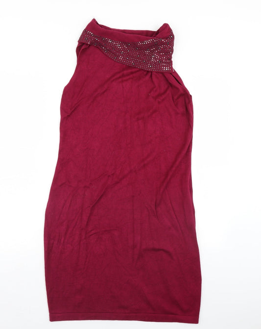 Belle vere note Womens Pink   Jumper Dress  Size L