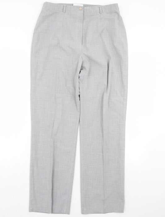 Maroon Womens Grey   Dress Pants Trousers Size 16 L29 in