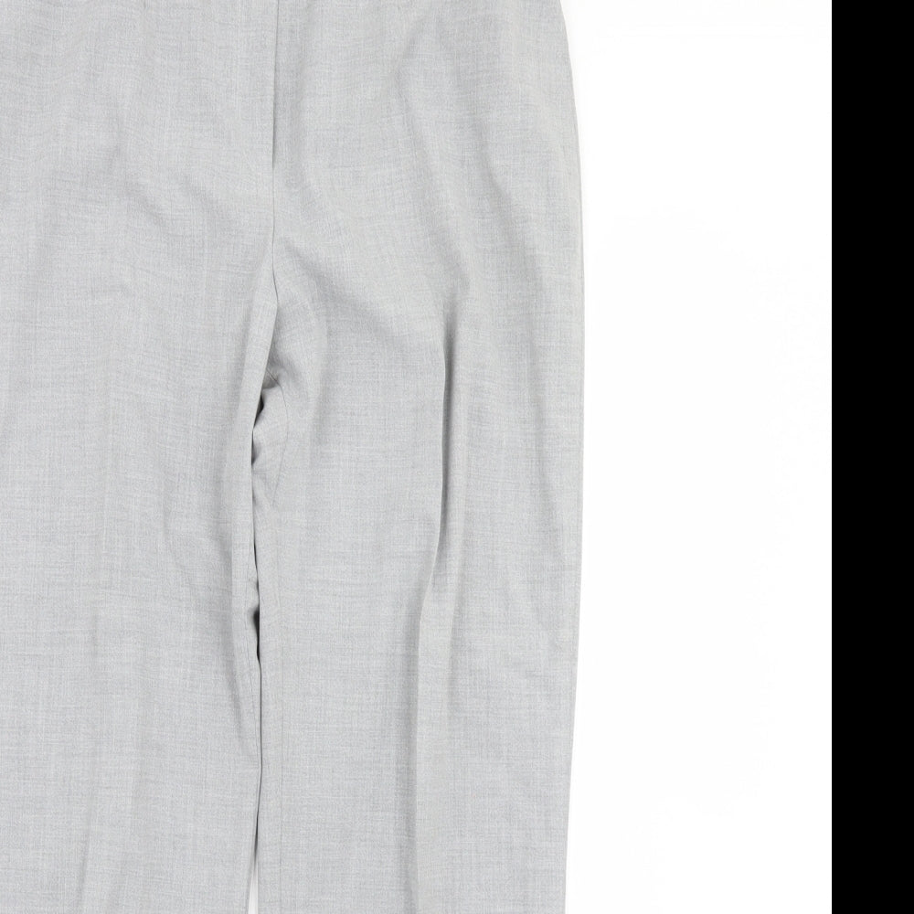 Maroon Womens Grey   Dress Pants Trousers Size 16 L29 in