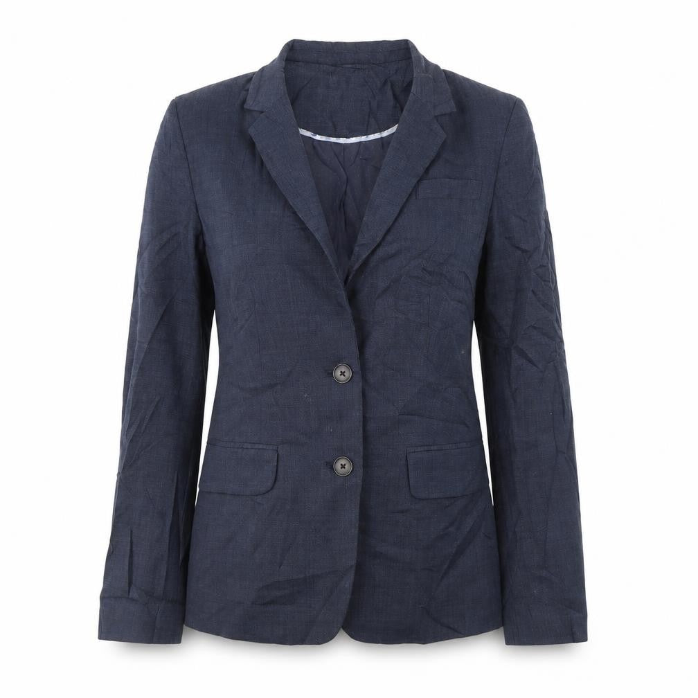Vacknox Womens Blue   Jacket Blazer Size 4  - Shoulder Pads