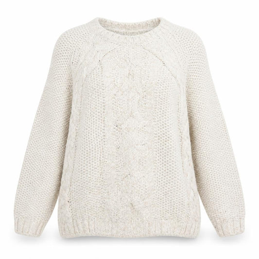 Marks & Spencer Womens Beige   Pullover Jumper Size 14