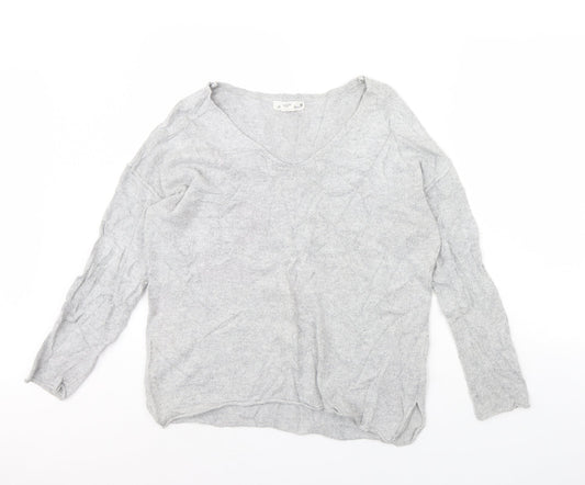 H&M Womens Grey   Pullover Jumper Size M