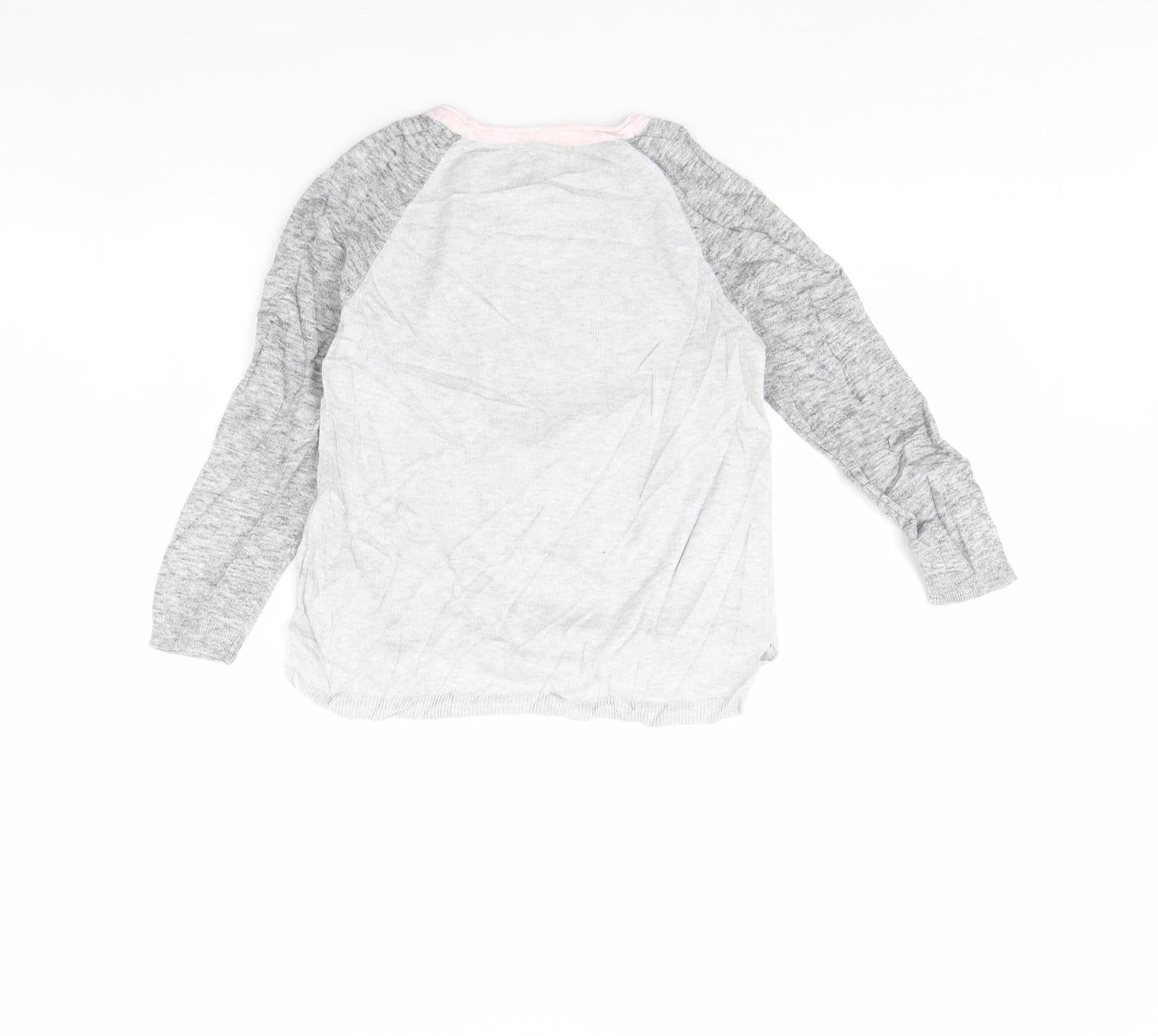 Gap Girls Grey   Pullover Jumper Size S  - Daisy duck
