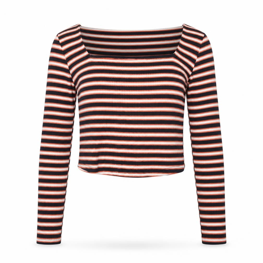 Primark Womens Black Striped  Basic Blouse Size M