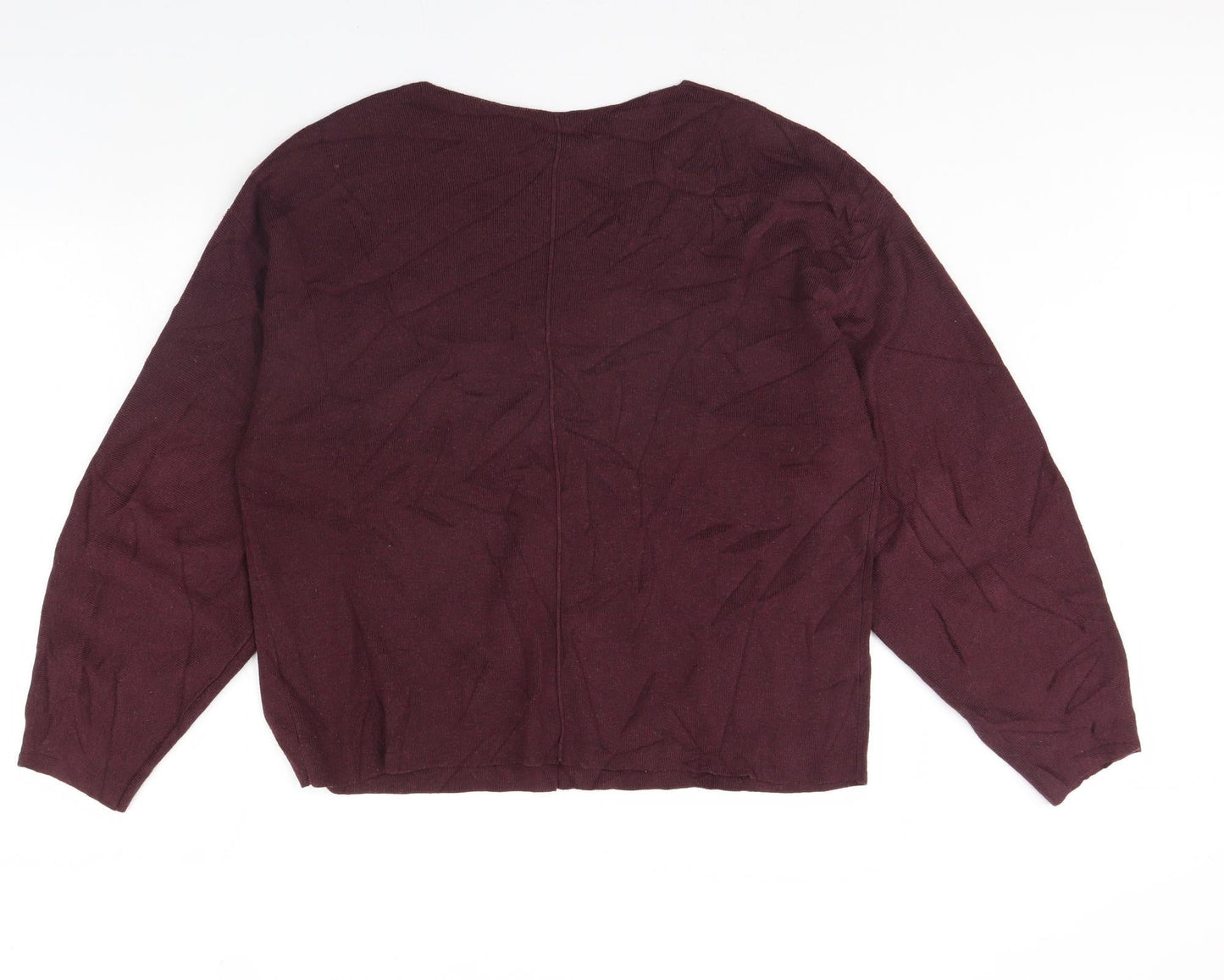 Concious Womens Purple   Pullover Jumper Size M