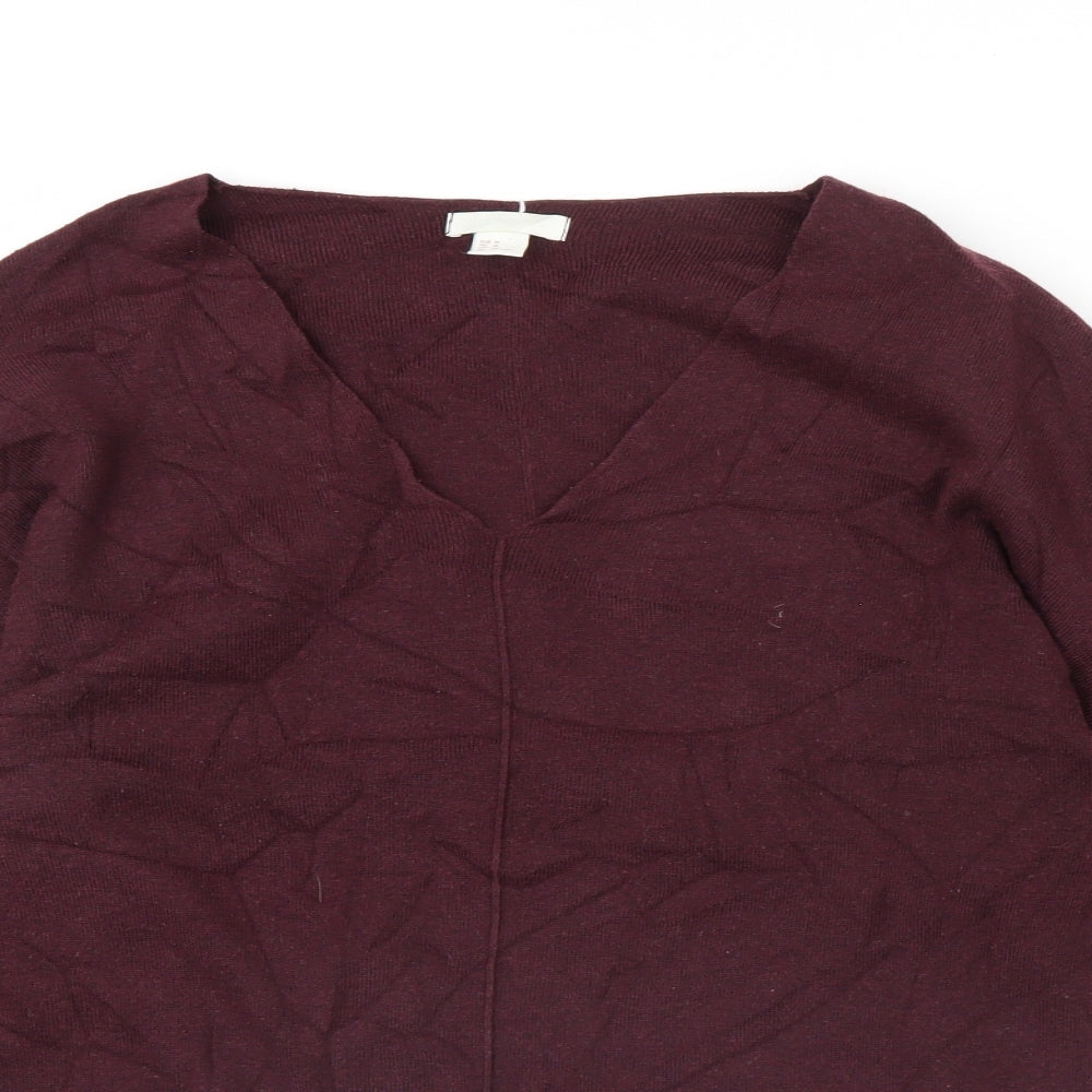 Concious Womens Purple   Pullover Jumper Size M