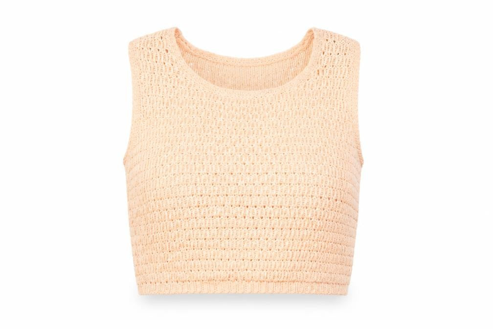 Topshop Womens Orange   Cropped Tank Size 10
