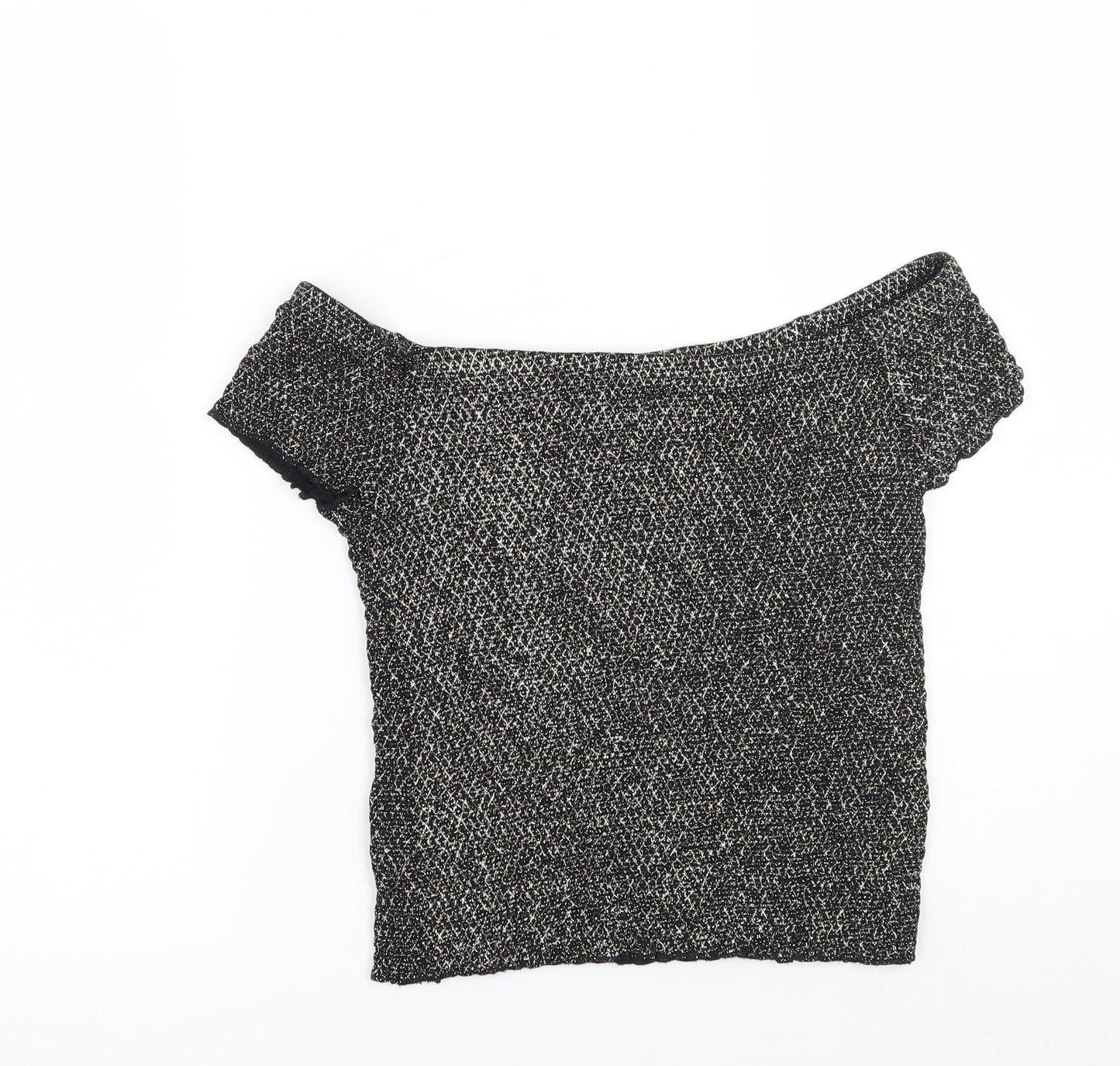 Very Girls Black   Basic T-Shirt Size 12 Years