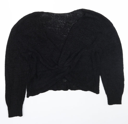 H&M Womens Black   Pullover Jumper Size M