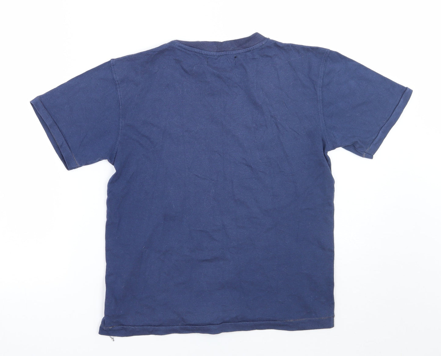 Rebel Boys Blue   Basic T-Shirt Size 10-11 Years
