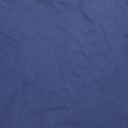 Brand and care label for Rebel boys’ blue basic t-shirt, size 10-11, years