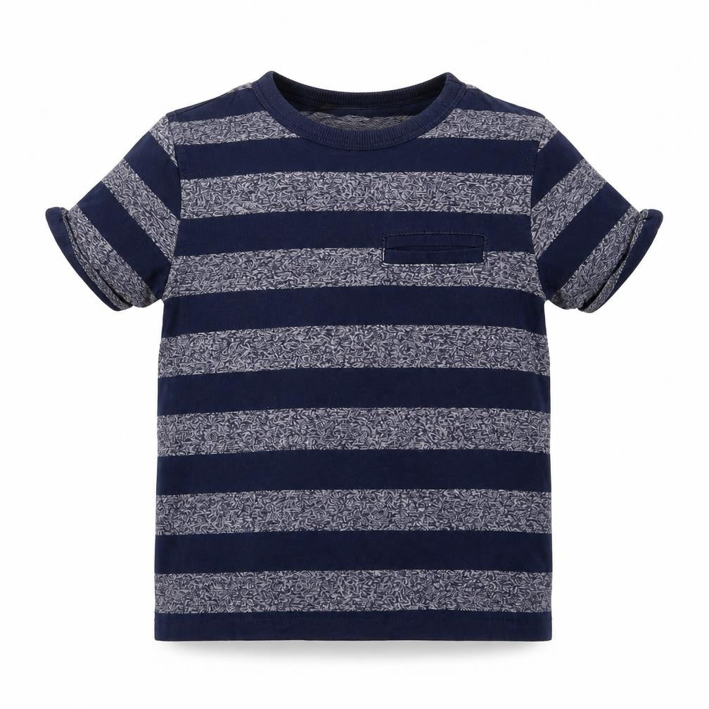 George Girls Blue Striped  Basic T-Shirt Size 2-3 Years