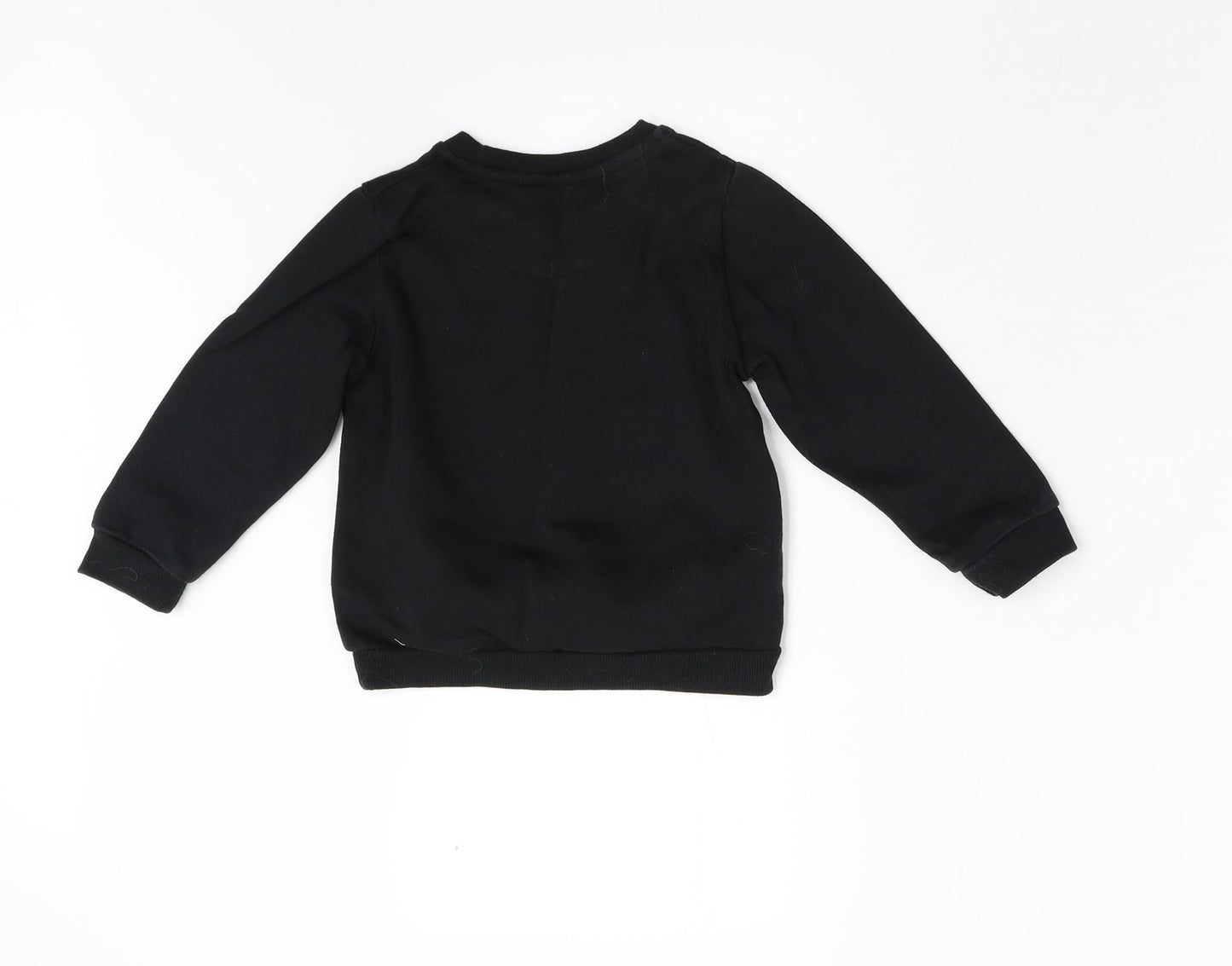 Primark Girls Black   Pullover Sweatshirt Size 3-4 Years