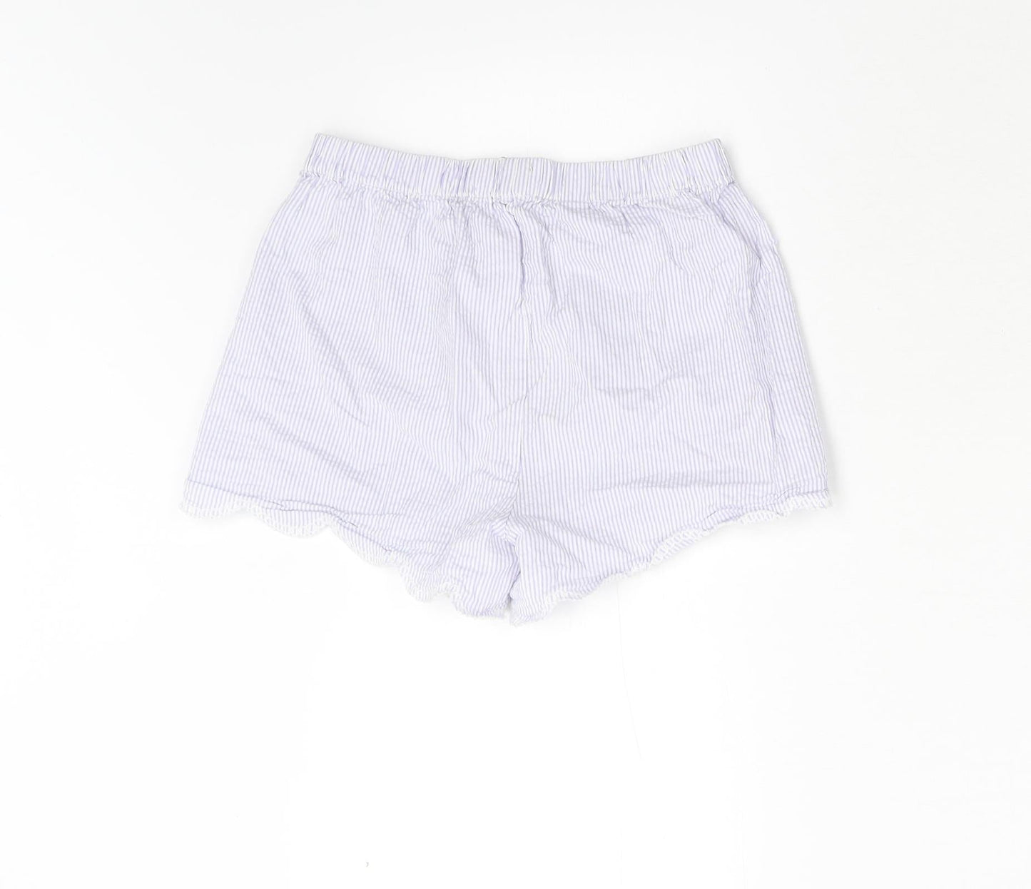 John Lewis Girls Blue Striped  Utility Shorts Size 10 Years