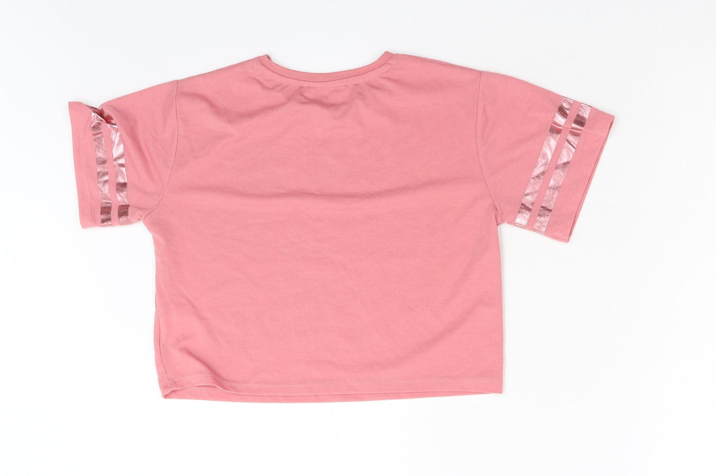 Miss Evie Girls Pink   Basic T-Shirt Size 11-12 Years