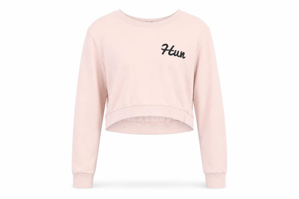 Select Womens Pink   Pullover Sweatshirt Size 12