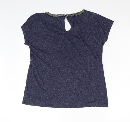 Preloved ESMARA Womens Blue   Basic T-Shirt Size 14 - Back