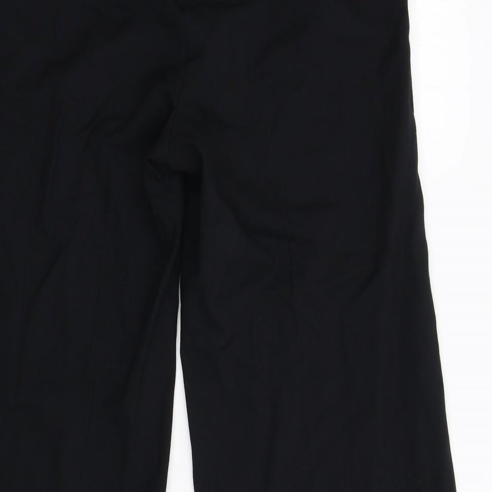 Preworn Womens Black   Trousers  Size 12 L26 in