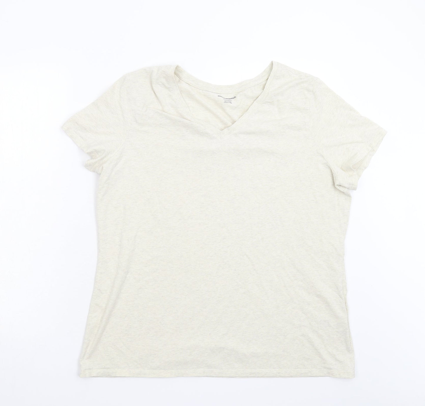 Amazon Mens Beige    T-Shirt Size 2XL