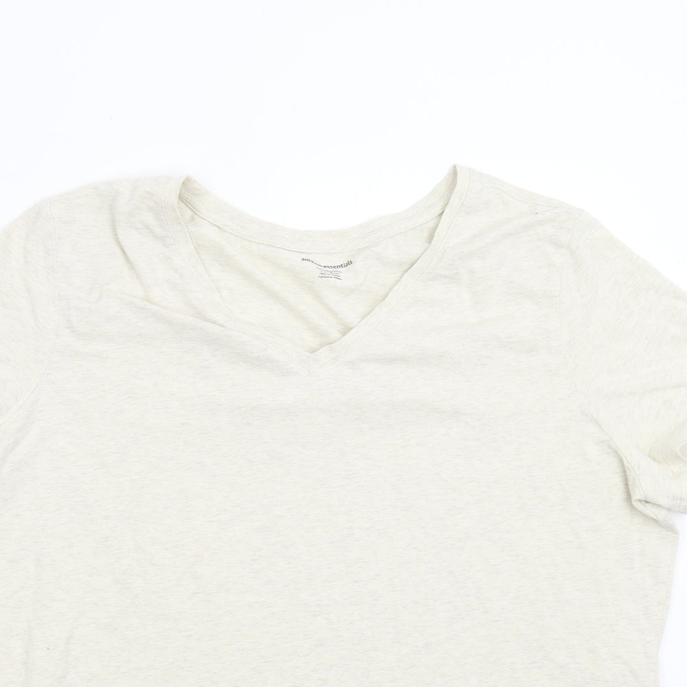 Amazon Mens Beige    T-Shirt Size 2XL