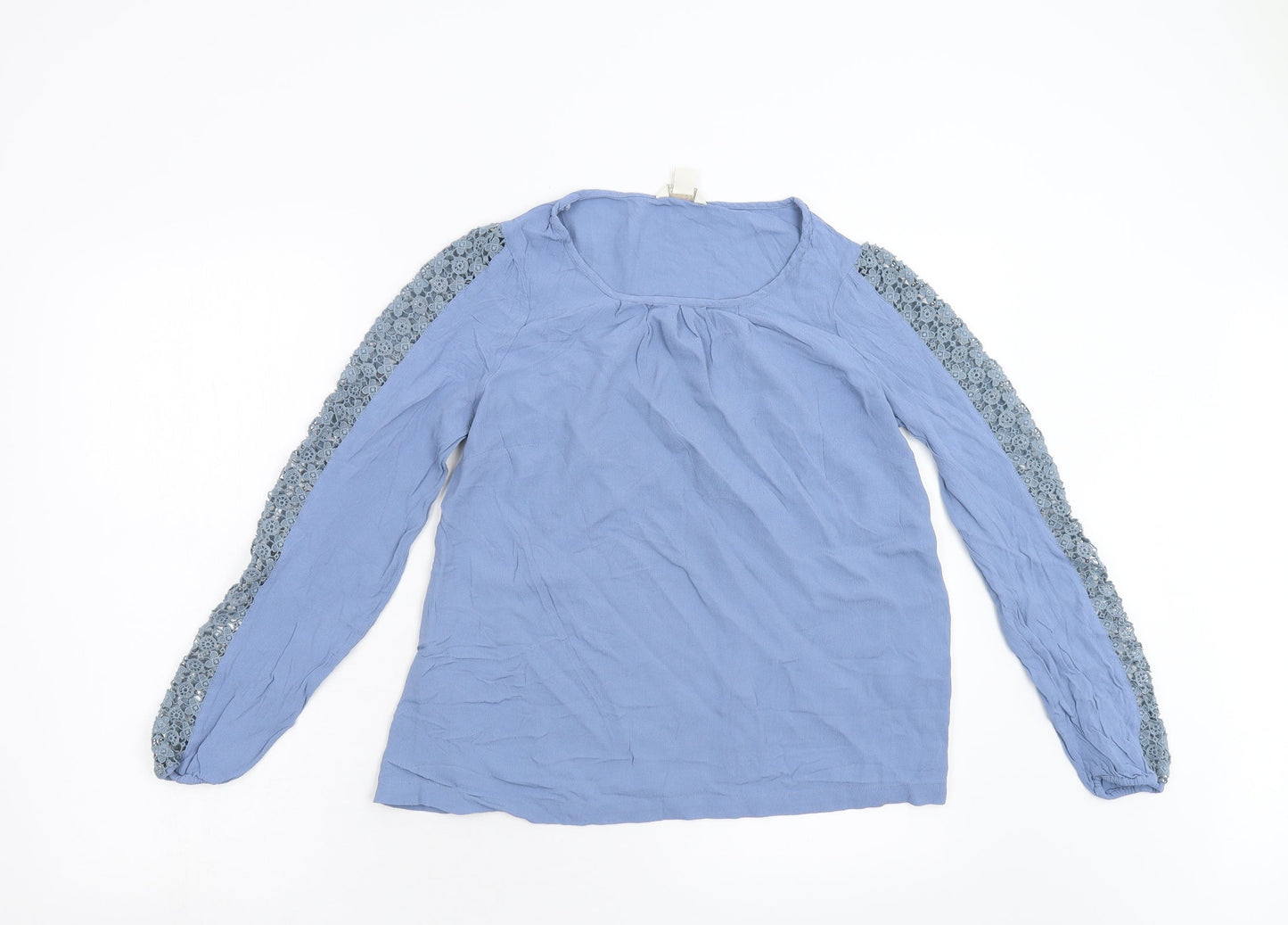 Monsoon Womens Blue   Basic Blouse Size 8