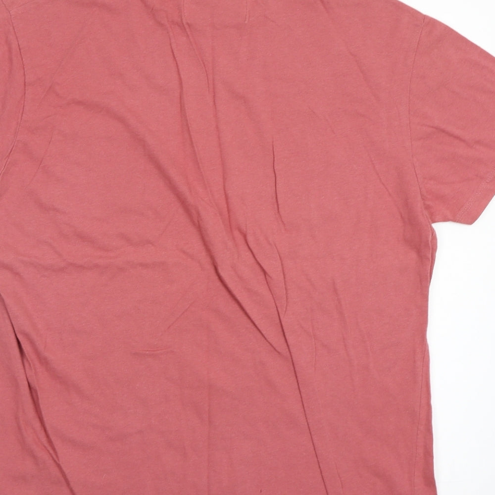 Cedar Wood State Womens Pink   Basic T-Shirt Size L