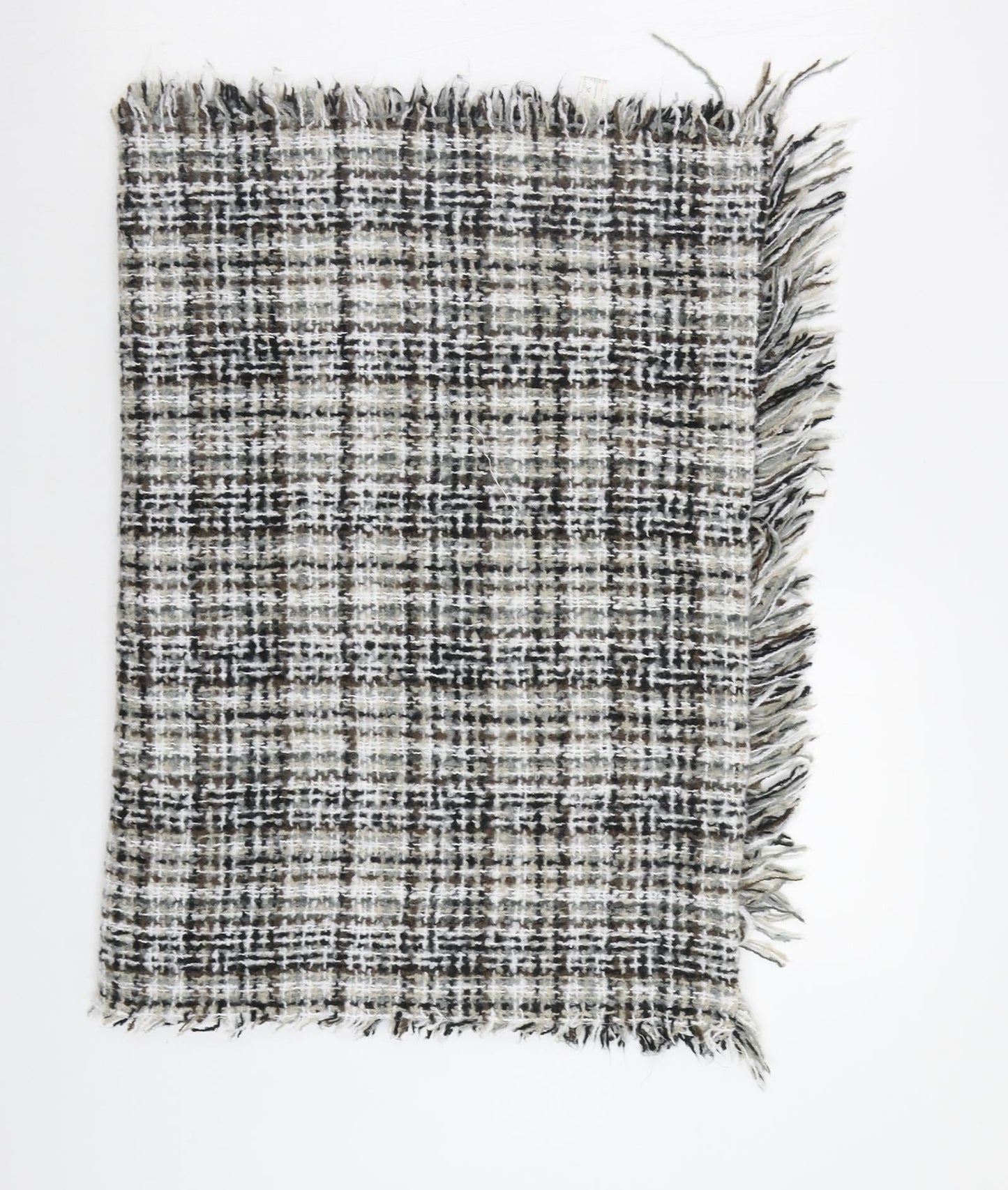 Preworn Womens Grey Check   Shawl/Wrap
