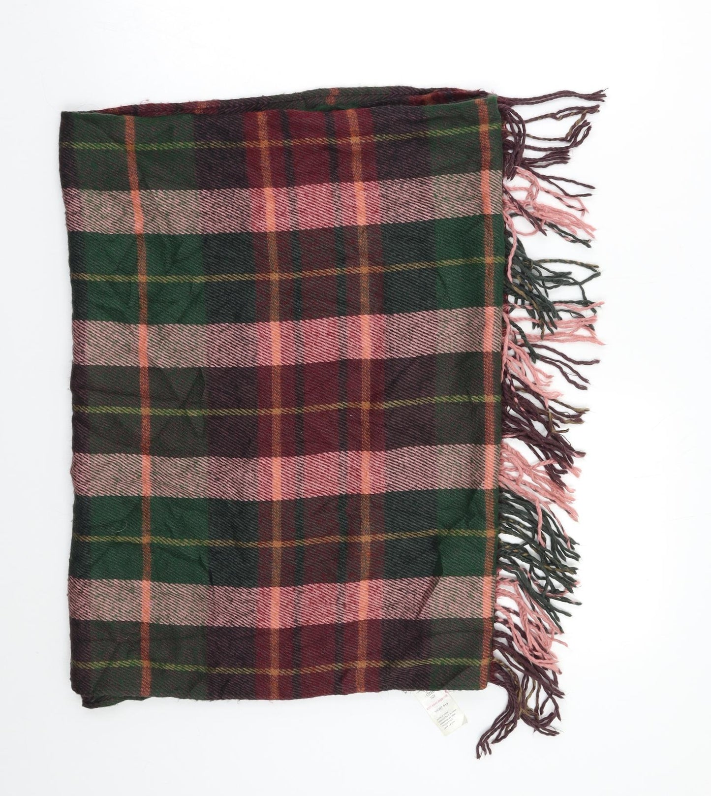 Peacocs Womens Purple Check   Shawl/Wrap