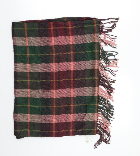 Peacocs Womens Purple Check   Shawl/Wrap