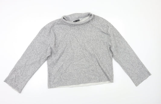 Zara Womens Grey   Pullover Jumper Size L