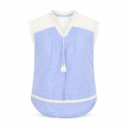 Preworn Womens Blue   Basic Blouse Size M
