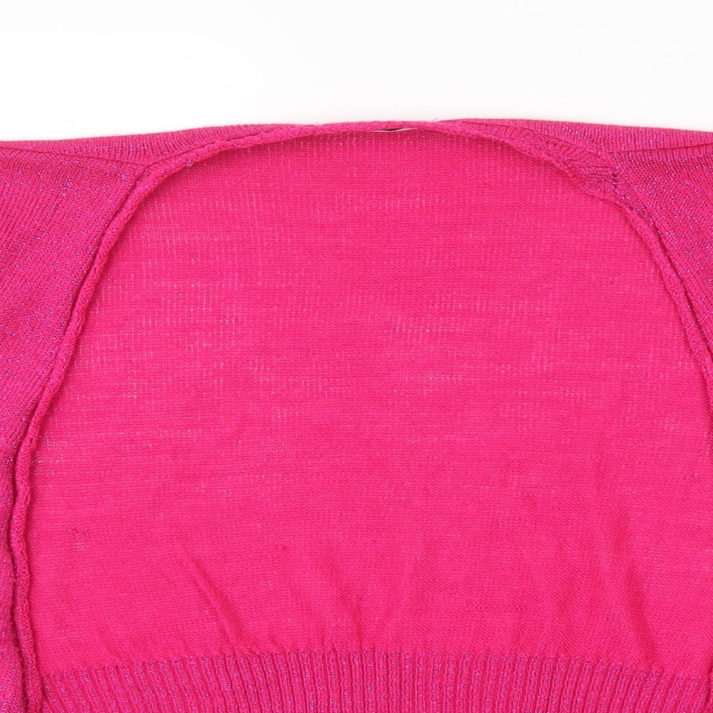 Essential Style Womens Pink   Cardigan Jumper Size 16