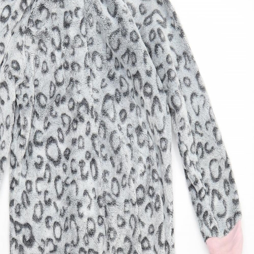 NEXT Girls Grey Animal Print   One Piece