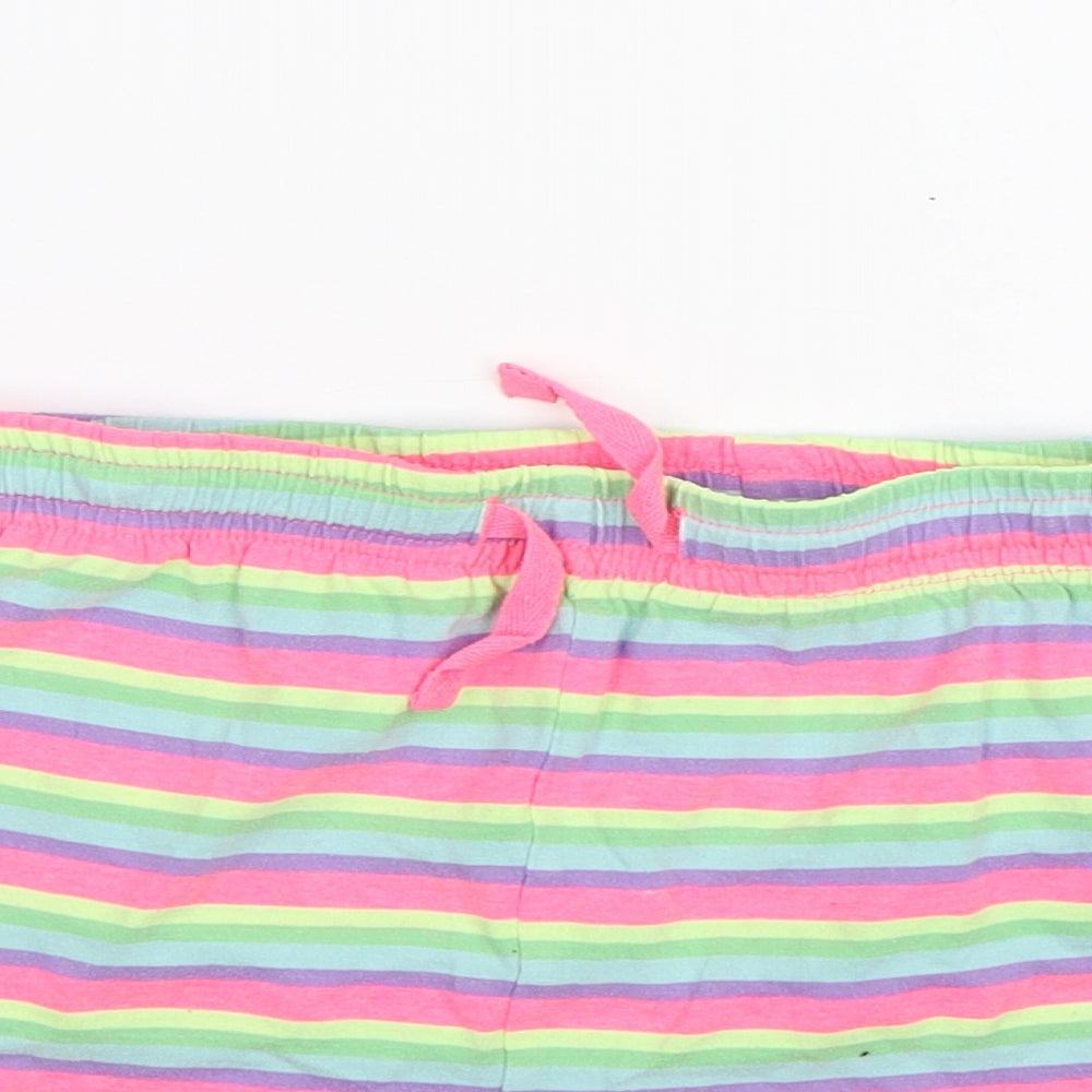 NEXT Girls Pink Striped  Hot Pants Shorts Size 11 Years