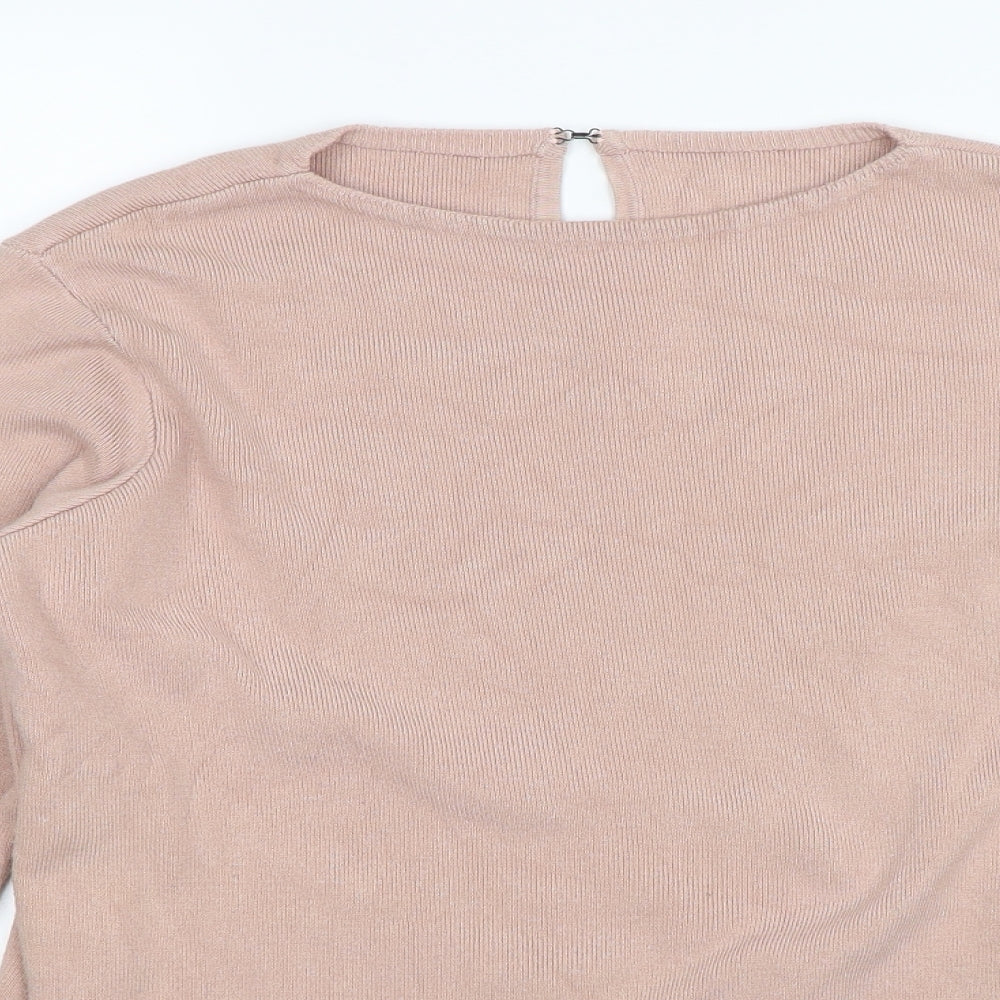 Warehouse Womens Pink   Pullover Jumper Size 16