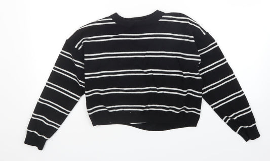 New Look Girls Multicoloured Striped  Pullover Jumper Size 14-15 Years