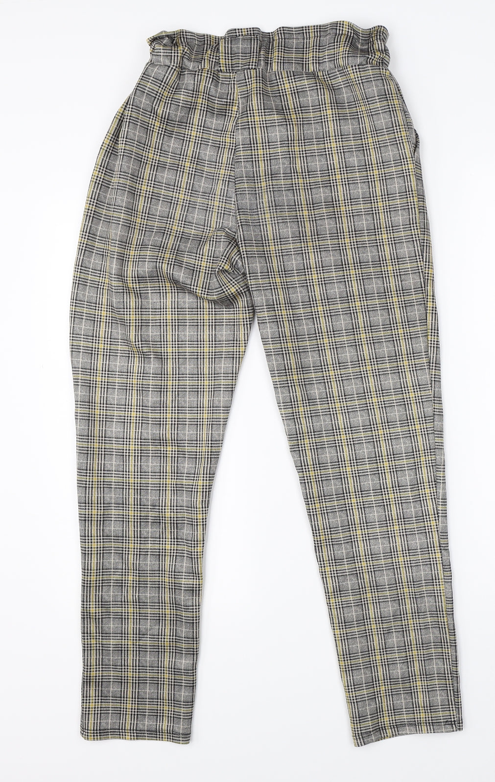 Cameo Rose Womens Beige Check  Dress Pants Trousers Size S L25 in