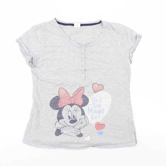 Disney Womens Grey   Top Nightshirt Size 10  - disney