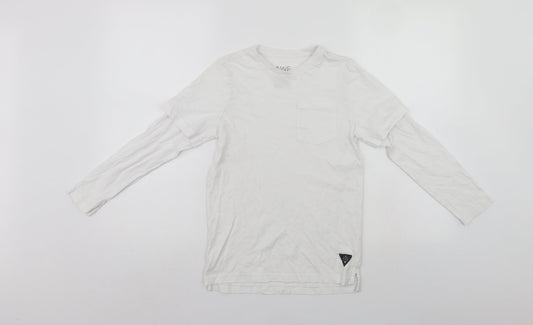 F&F Boys White   Jersey T-Shirt Size 8-9 Years