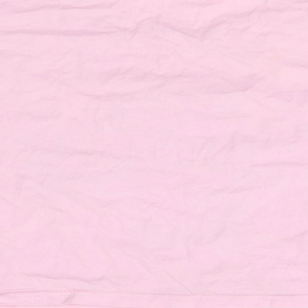 Preworn Womens Pink   Basic T-Shirt Size M  - stranger things