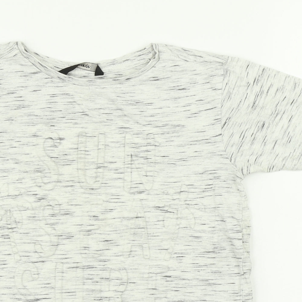 George Boys Grey   Basic T-Shirt Size 5-6 Years